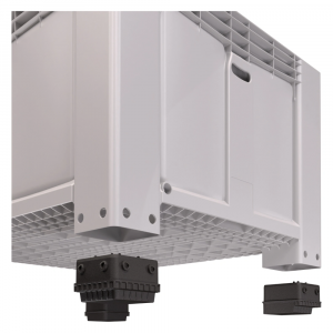 Арт. SD BOX 1210 S. Пластиковый контейнер 1200х1000 (сплошной, на ножках)